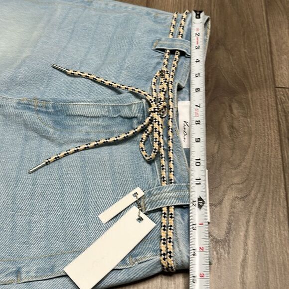 KanCan Winona Ultra High Rise 90’s Flare Boyfriend Snap Jeans Blue Size 27 - Picture 8 of 14